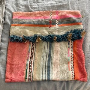 Anthropologie Pink Pillow Sham